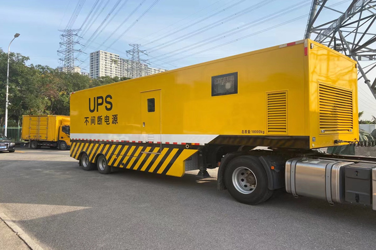 陵川发电机租赁施工现场